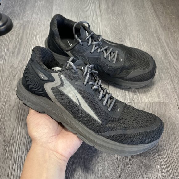 Altra Mens Torin 5 AL0A547F000 Black Running Shoes Sneakers Size 8.5
